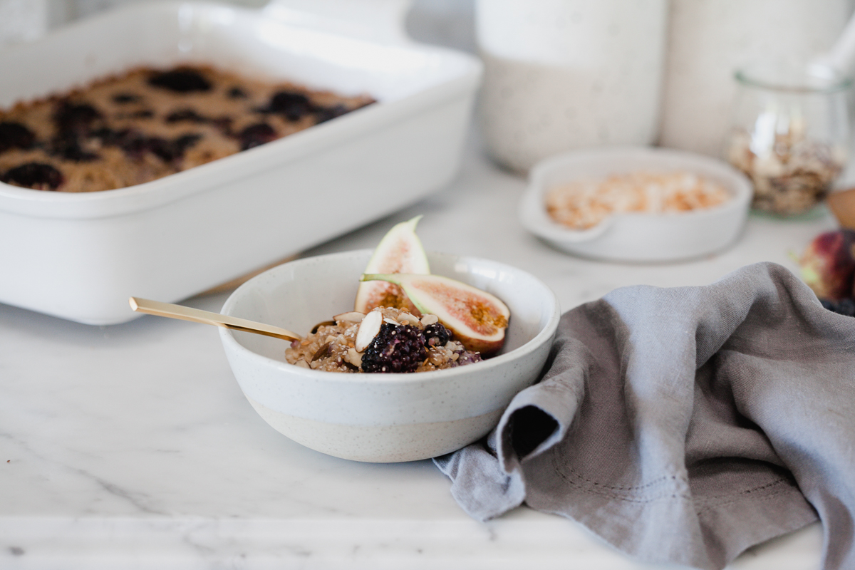 Toasted Oatmeal with Flax and Chia Seeds