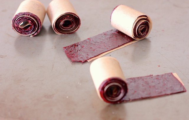 Homemade Fruit Roll ups that are gluten free, paleo and scd compliant.