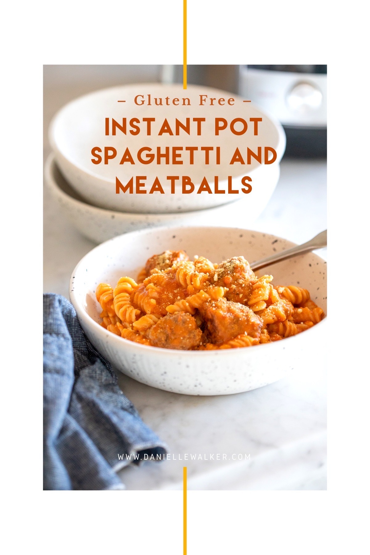 Instant Pot Spaghetti and Meatballs (Gluten Free) Danielle Walker