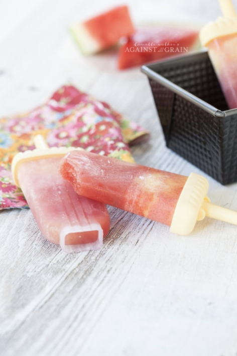 watermelon ice pops