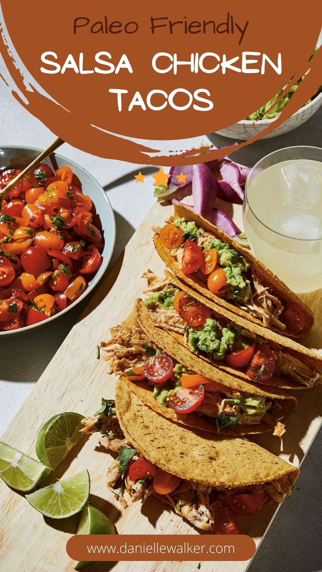Paleo Salsa Chicken Tacos Danielle Walker