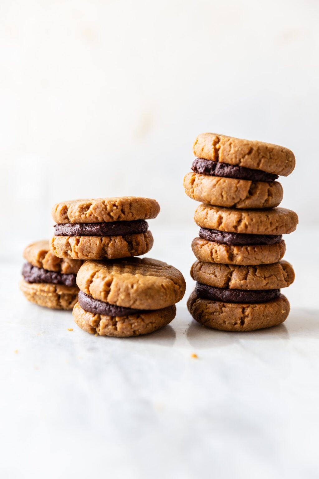GlutenFree Peanut Butter Cookies with Fudge Filling Danielle Walker
