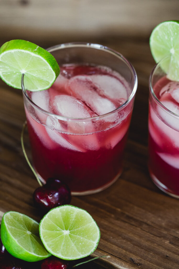 image of refined sugar free cherry limeade