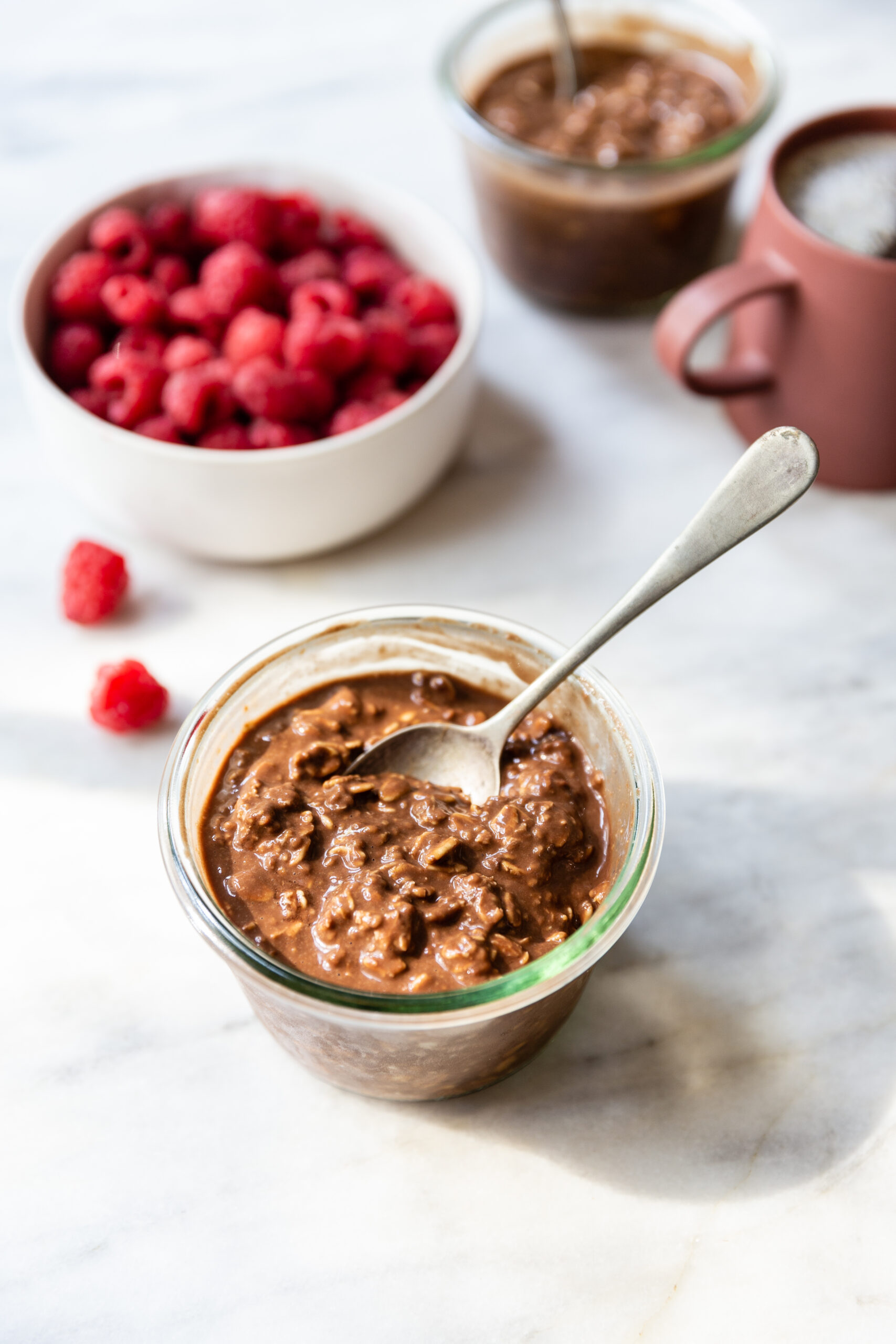 Chocolate Protein Overnight Oats Danielle Walker