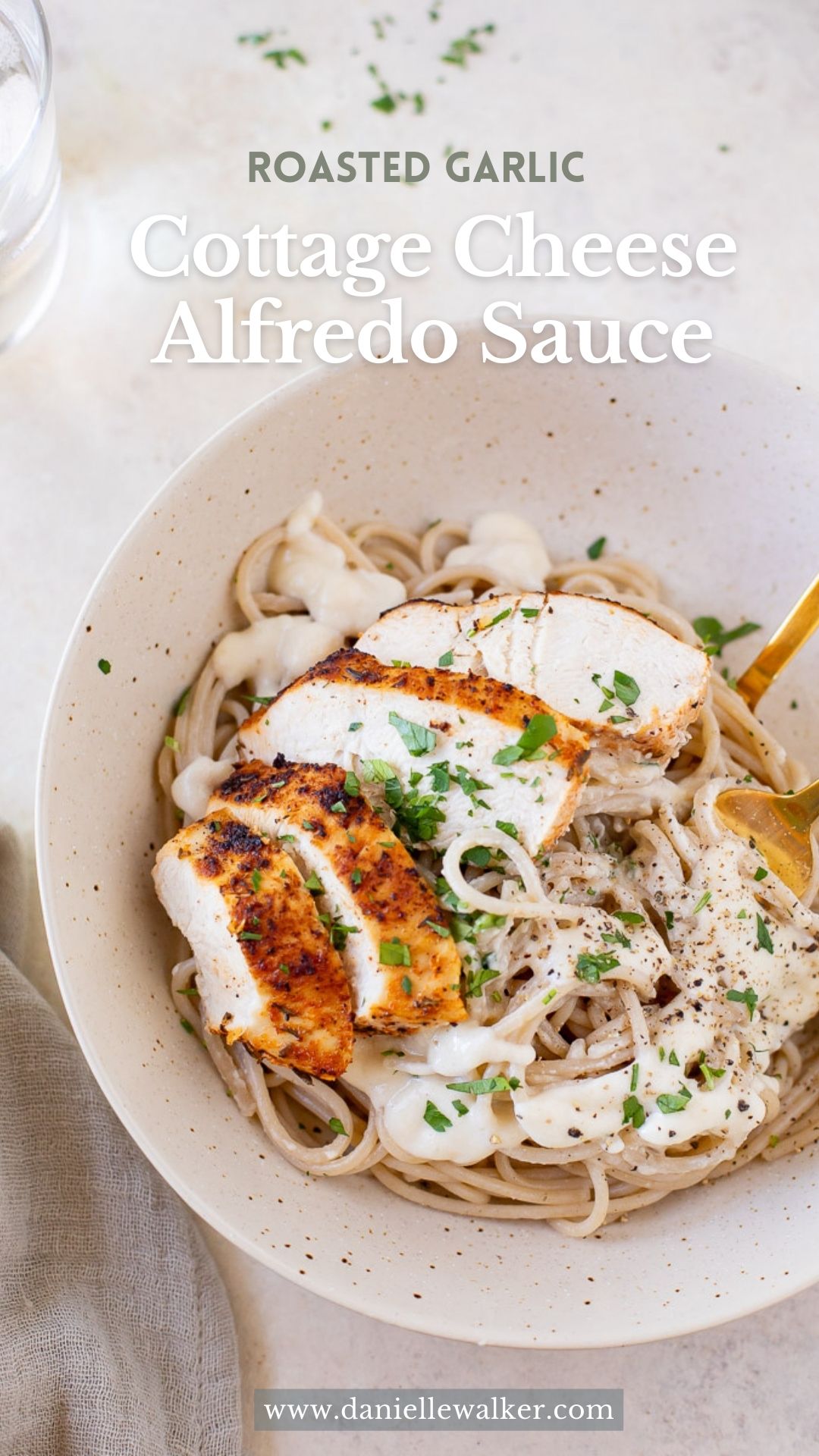 Roasted Garlic Cottage Cheese Alfredo Sauce Danielle Walker
