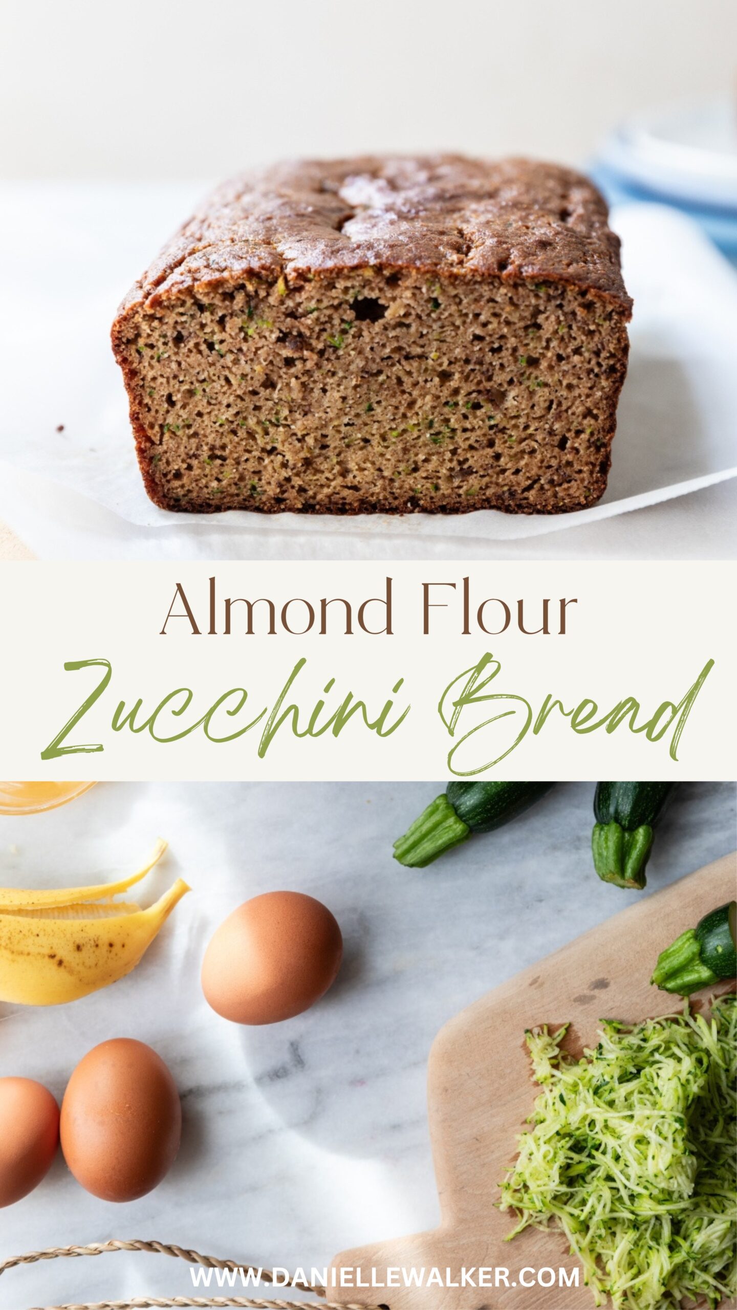 Almond Flour Zucchini Bread Danielle Walker
