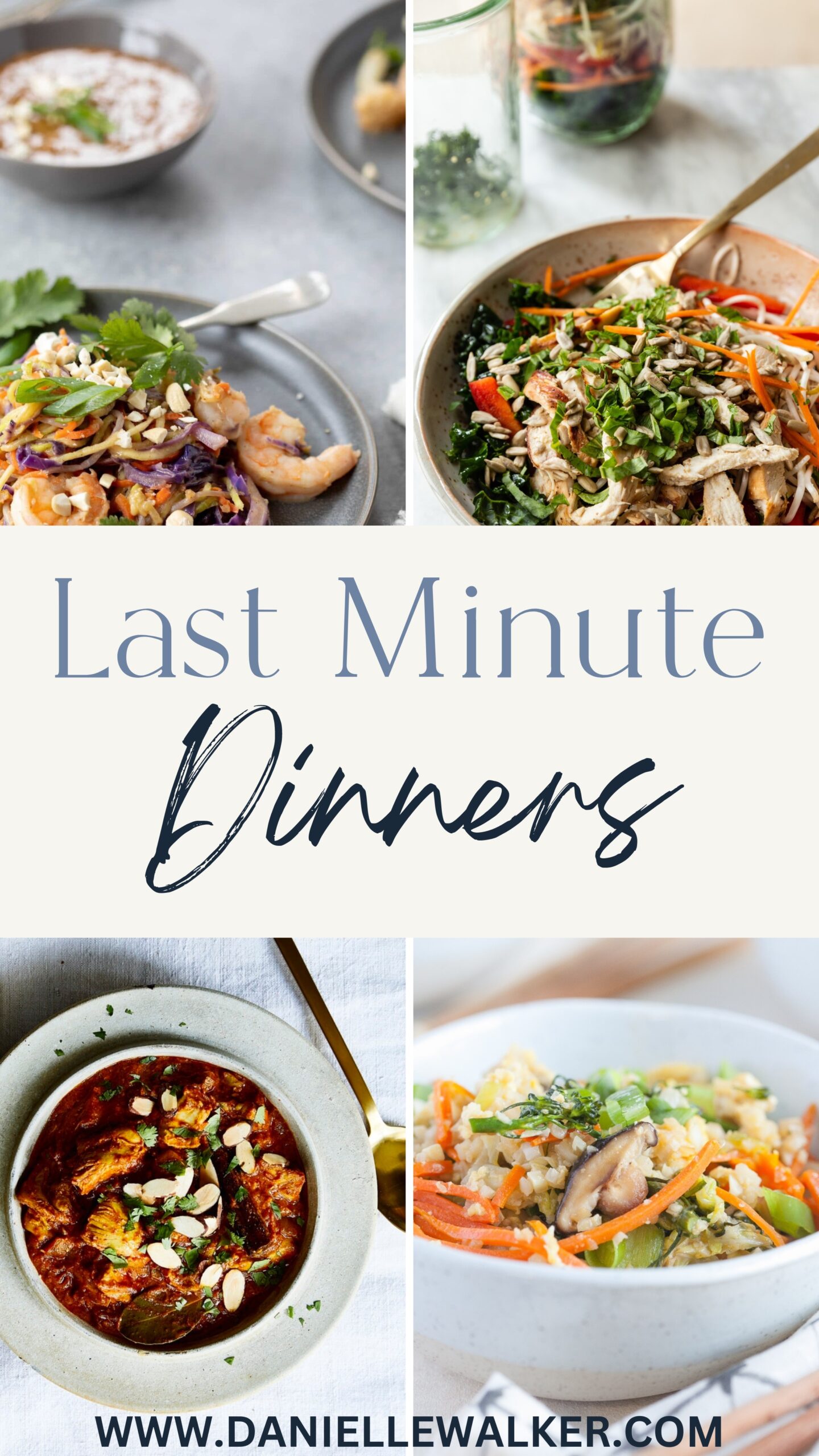 Last Minute Dinner Recipes Danielle Walker